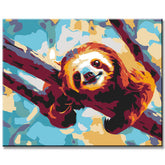 Malen nach Zahlen Faultier